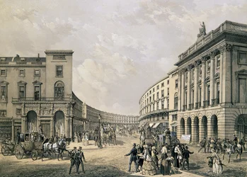 The Quadrant, Regent Street, gepubliceerd 1852